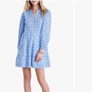 Vineyard Vines Blue Tiered Mini Dress NWT Medium